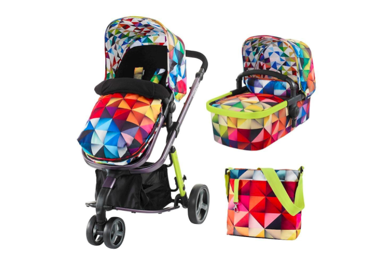 colourful prams