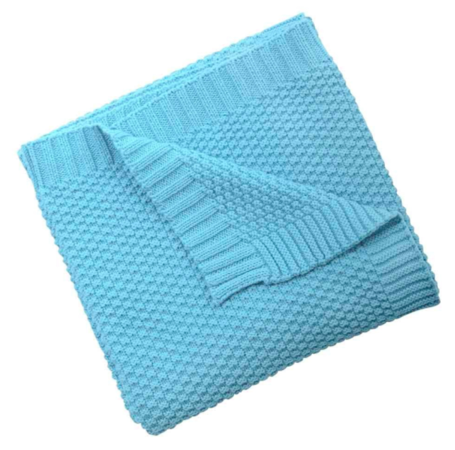 Silvercloud cotton blanket top