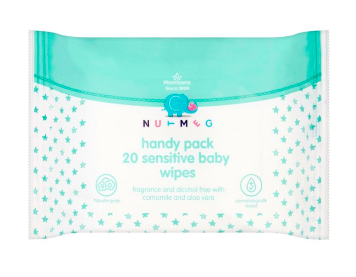 Nutmeg baby shop wipes