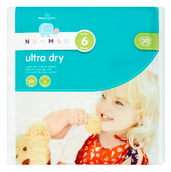 Morrisons nappies clearance size 6