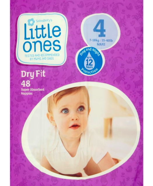 Size 4 nappies sainsburys clearance
