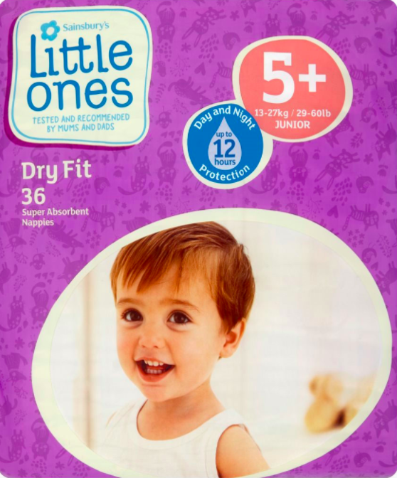 sainsburys nappies size 5