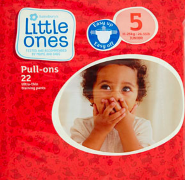 Sainsburys pull shop up nappies