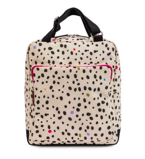 Pink lining backpack store