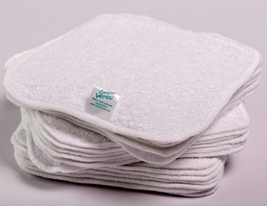 Terry top cloth wipes