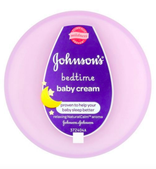 baby bedtime cream