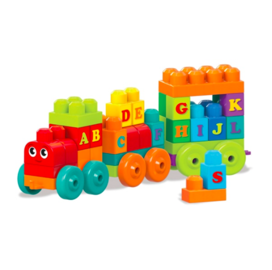 Mega bloks discount alphabet train