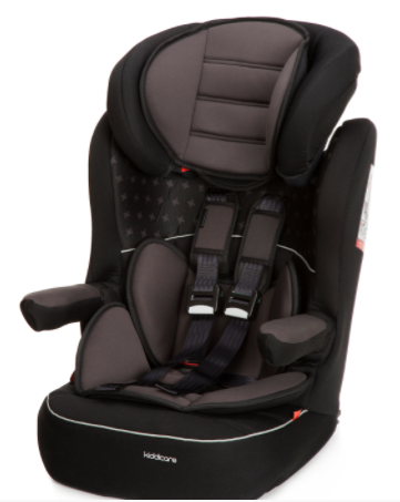 i seat gro isofix group 1 2 3 black stars car seat