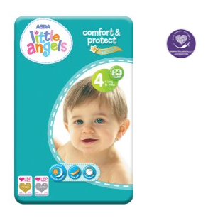 Asda Little Angels Comfort Protect Size 4 Nappies Reviews