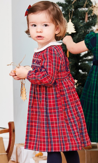 jojo maman bebe tartan dress