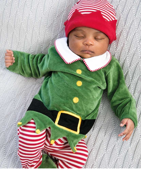 Baby discount elf sleepsuit