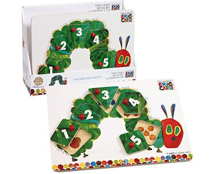 Hungry caterpillar wooden clearance puzzle