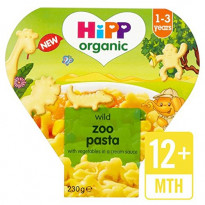 Zoo Pasta Shapes with Vegetable & Cheese Sauce +12m