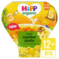 Number Pasta Shapes with Vegetables +12m