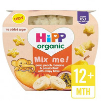 Pear, Peach, Banana & Passonsfruit with Crispy Cereal Flakes 12m+