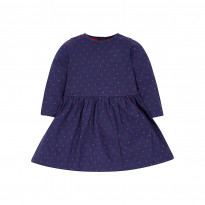 Navy heart dress