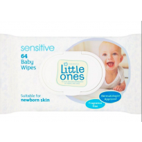 Little Ones Fragrance Free Single 64 Baby Wipes