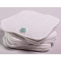 Washable Baby Wipes - Cotton Terry Cloth 