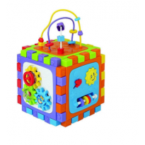 Activity Cube With Bead Maze