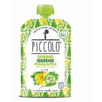 Organic Spring Greens Pear & Apple with a Hint of Mint 6m+