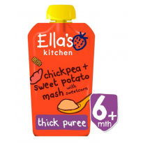 Chickpea + Sweet Potato with Mash Sweetcorn 6m+