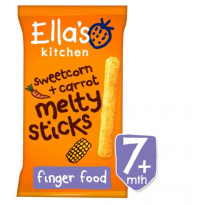 Sweetcorn + Carrot Melty Sticks 7m+