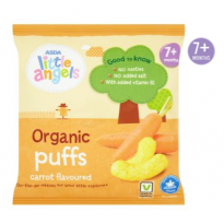 Organic Carrot Flavour Puffs 7m+