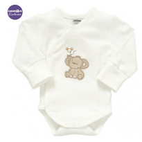 Tiny Baby Long Sleeve Kimono Bodysuit