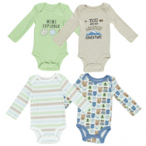 Little Explorer Long Sleeve Bodysuits