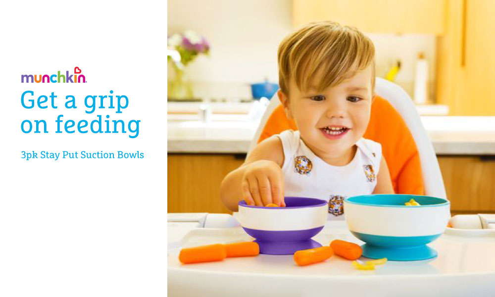 Stay Put Suction Bowls munchkin